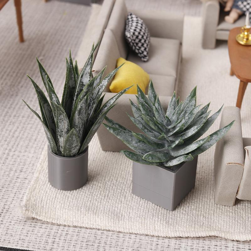 Aloe Vera Pot - Miniature Aloe Vera Potted Plant Ornament