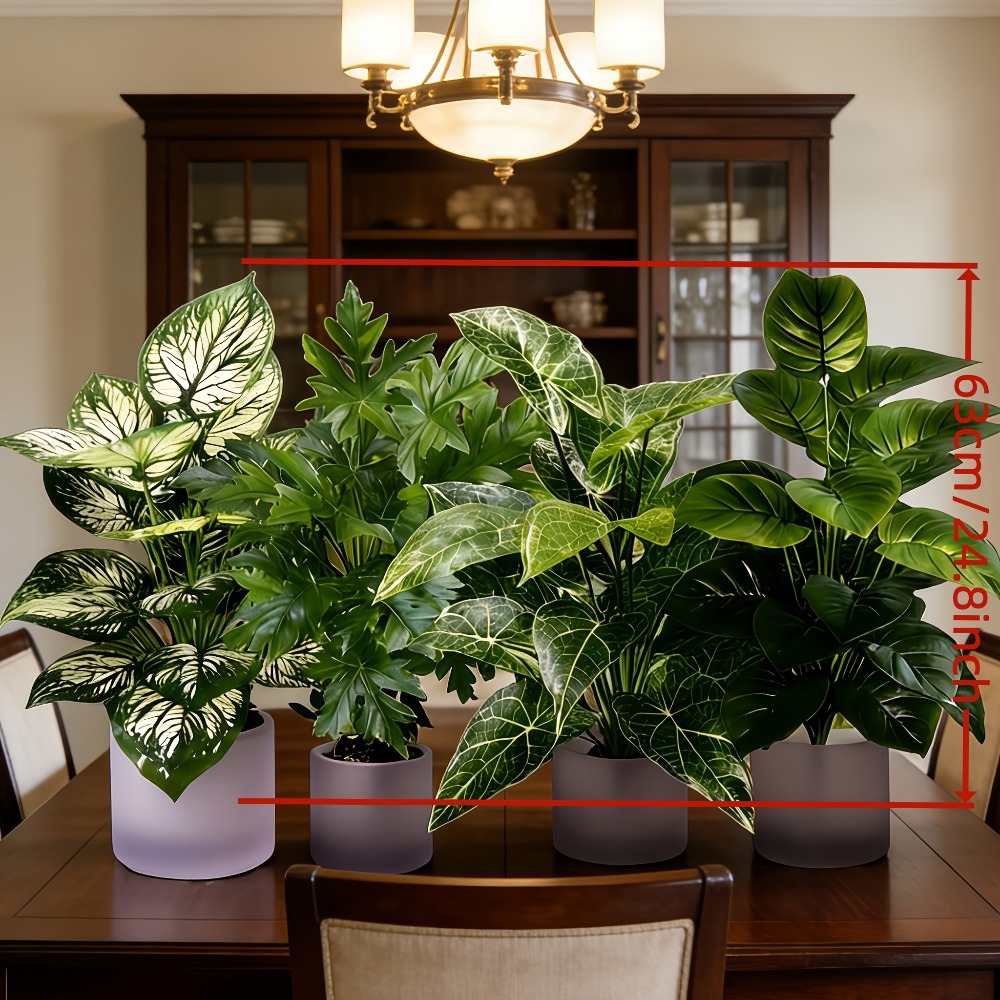 4PC Artificial Plants with 48L - Dracaena Marginata recension och pris