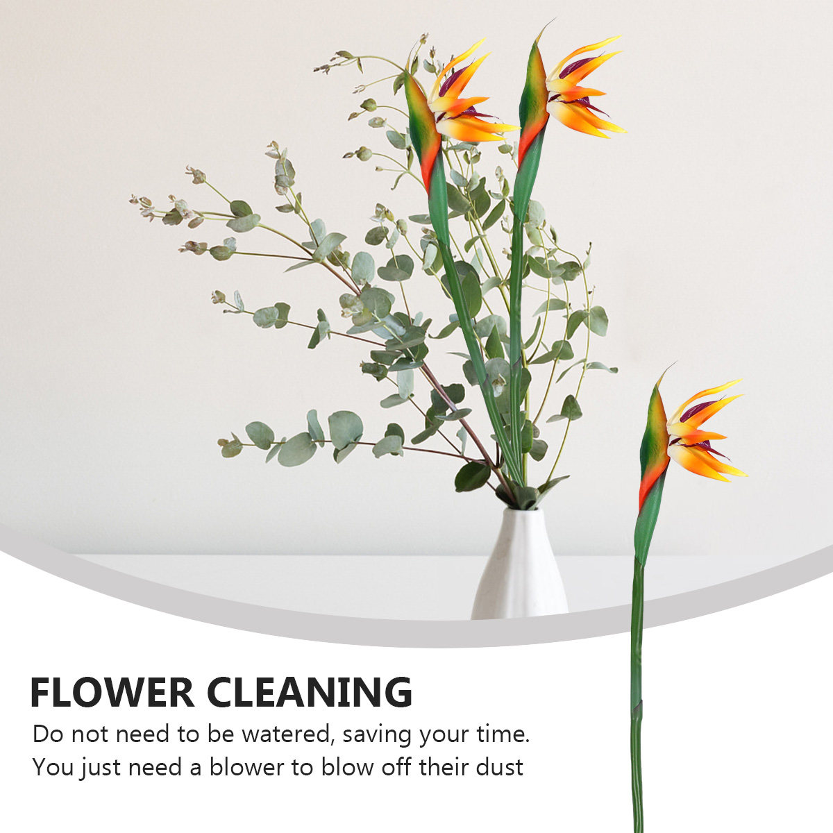 Artificial Strelitzia Flower R - Bird Paradise Strelitzia recension och pris