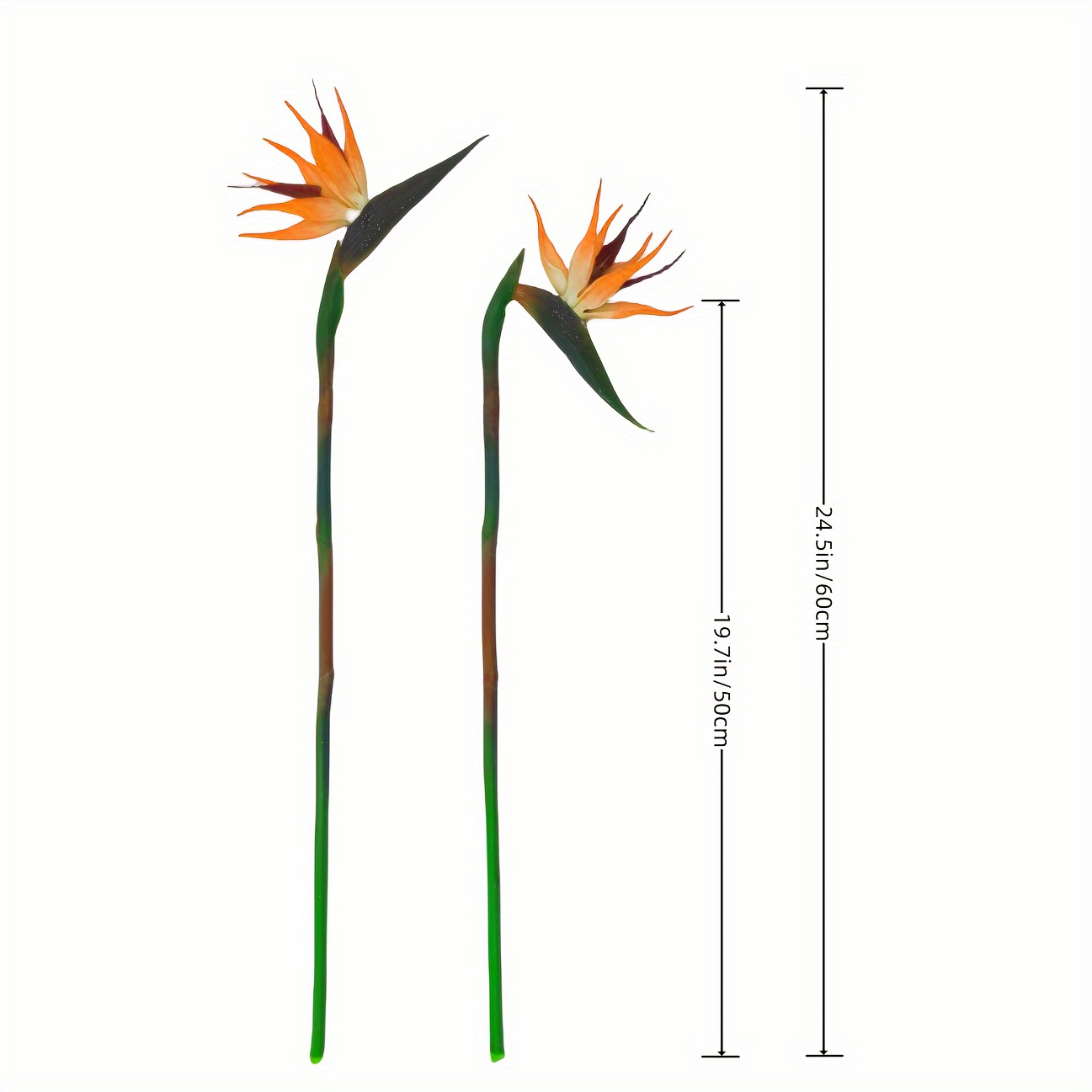 3Pcs Artificial Heaven Bird Fl - Bird Paradise Strelitzia recension och pris