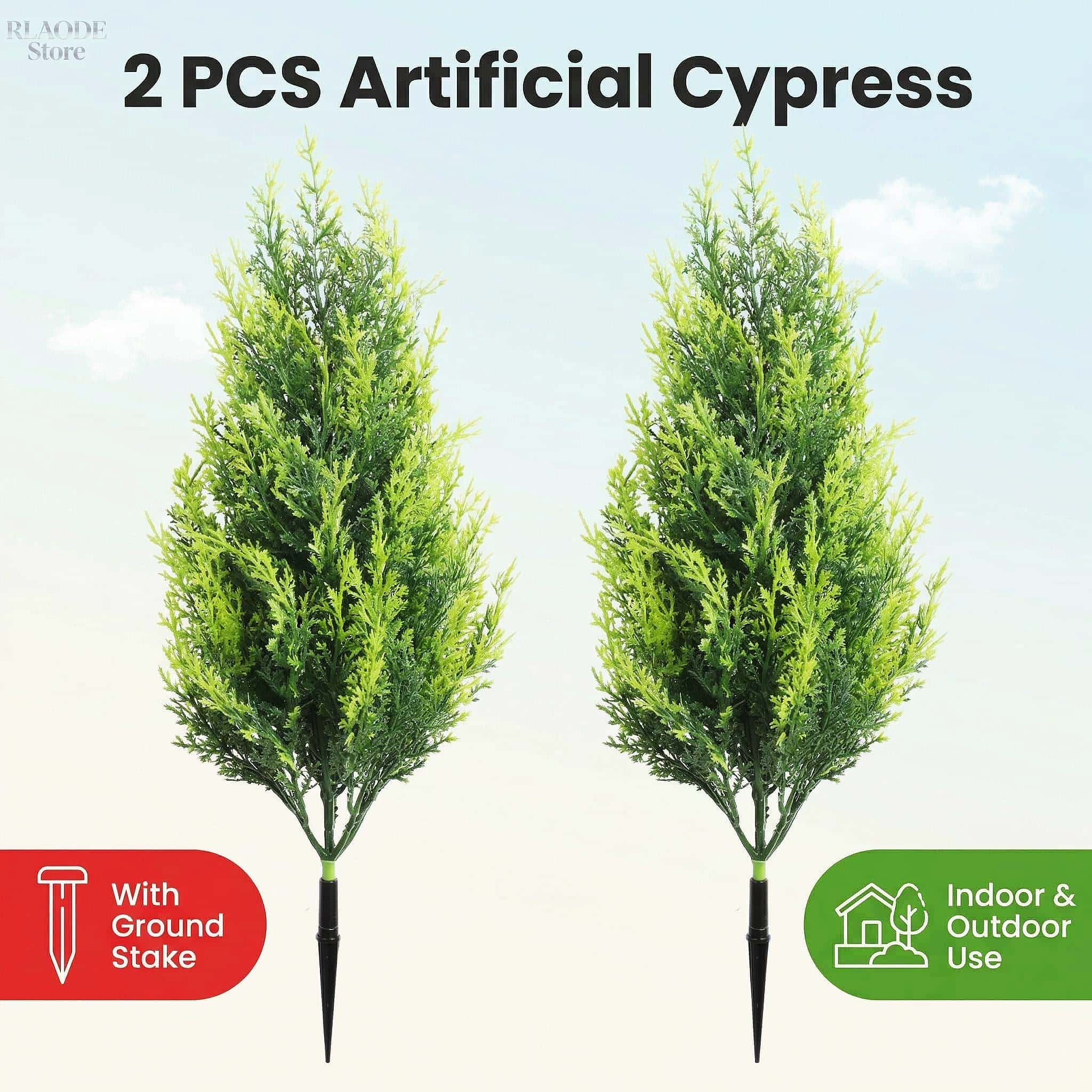 2PCS Realistic Fake Cypress Tr - Dracaena Marginata recension och pris