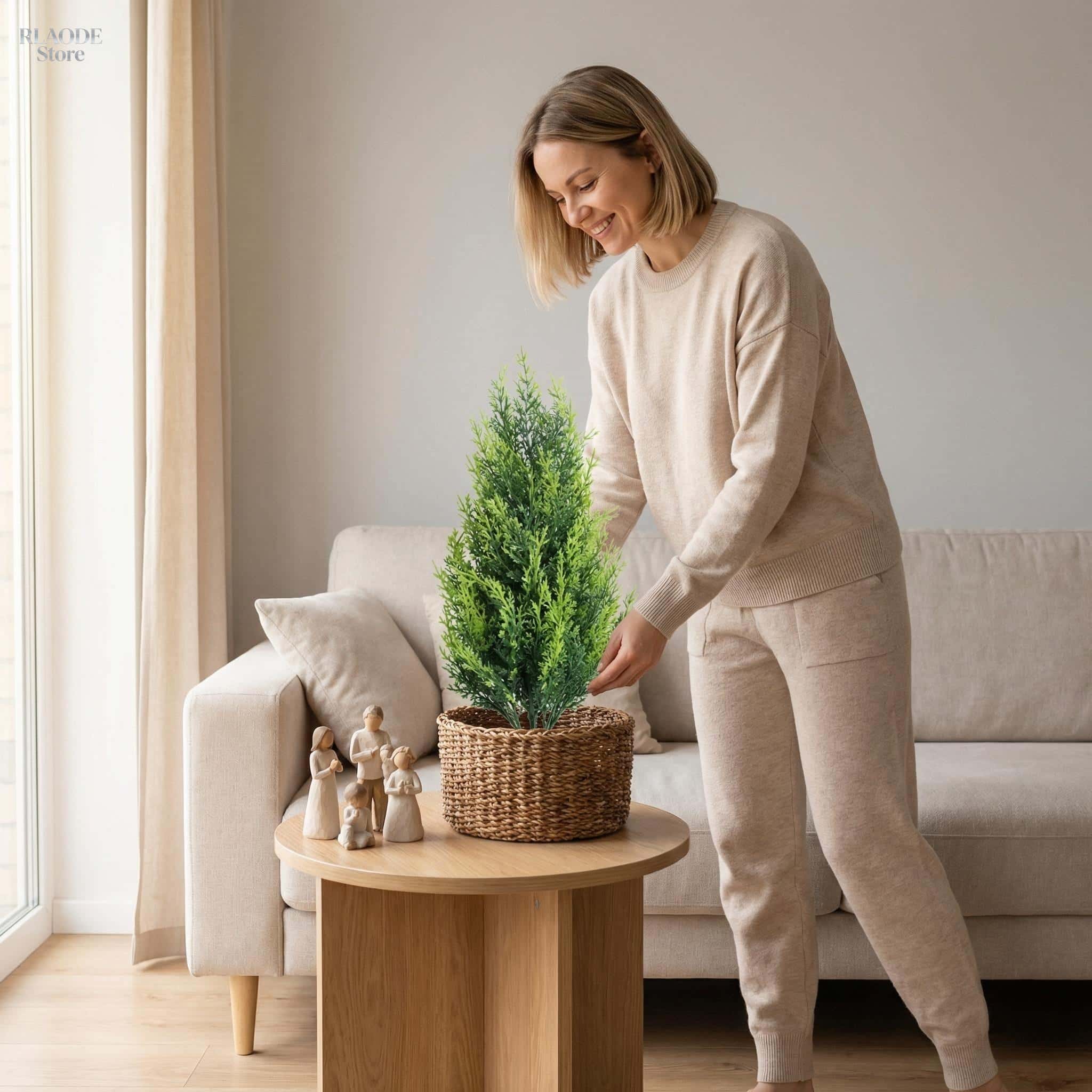 2PCS Realistic Fake Cypress Tr - Dracaena Marginata recension och pris